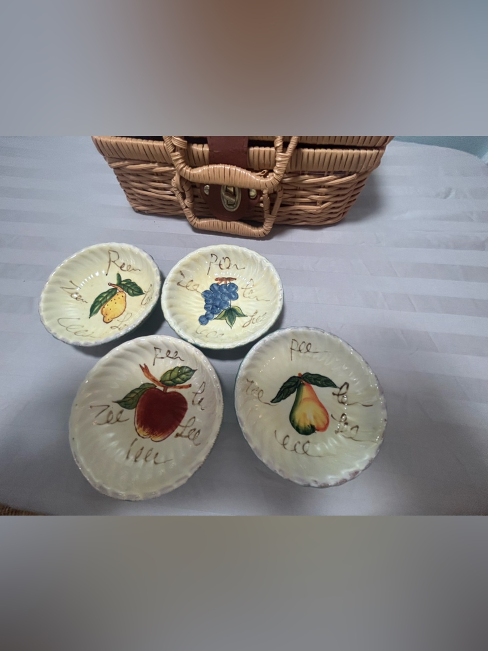 Baum Bros Style-eyes Fruit Motif Dipping Bowls